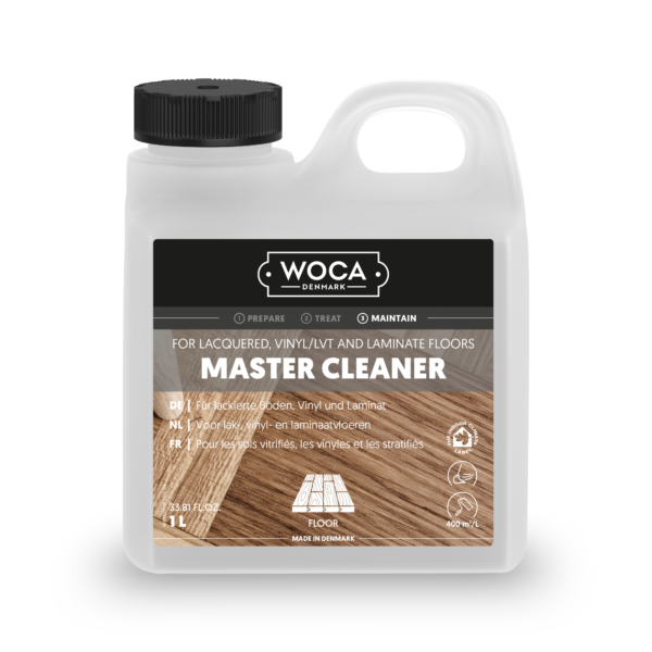 Woca Master Cleaner Limpiador parquet barnizado, vinilo y pavimento laminado